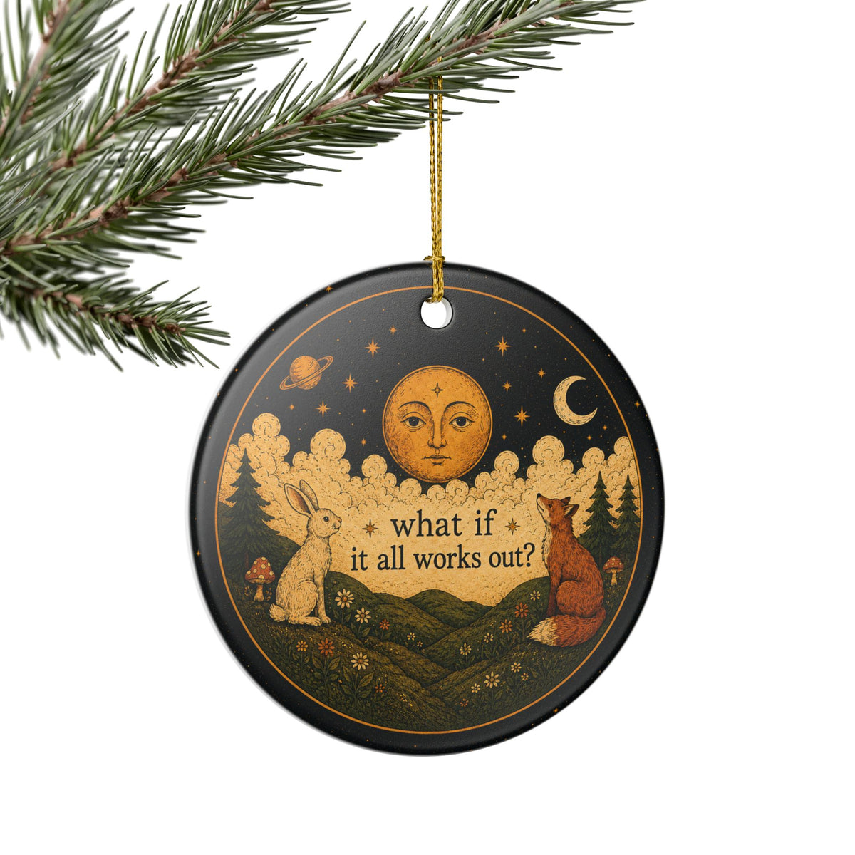 What If It All Works Out Ornament Celestial