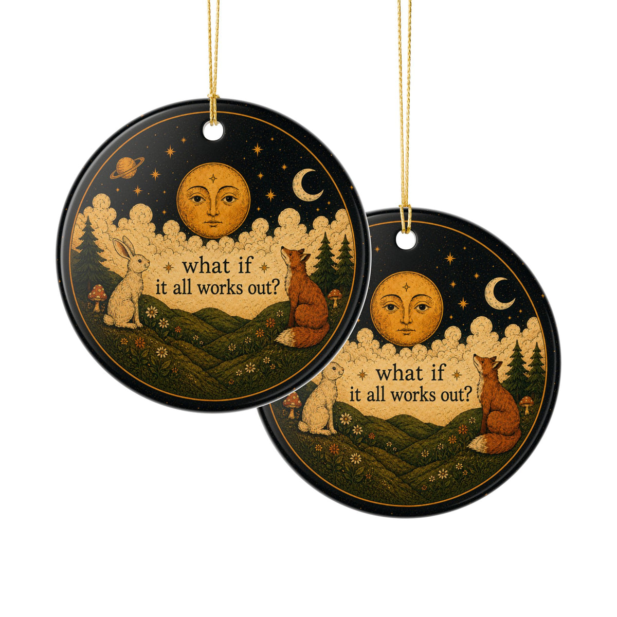 What If It All Works Out Ornament Celestial